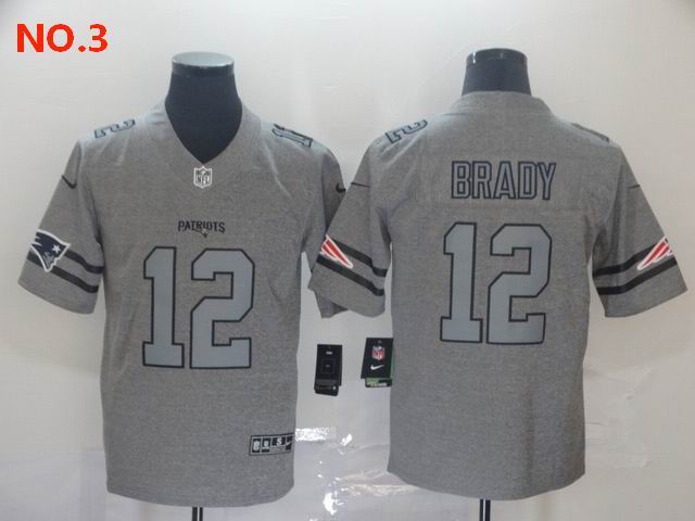 Men's New England Patriots #12 Tom Bradyn Jersey NO.3;